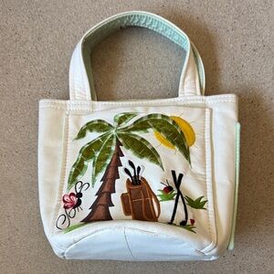 Tropical Embroidered “Bags by T.J.”